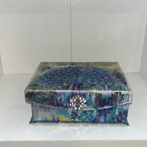 Peacock Storage Box